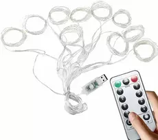 Šventinė girlianda 300 LED lemputės, 3 m, šilta balta