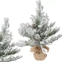 Dirbtinė eglutė su sniegu, 45 cm, dekoratyvinė