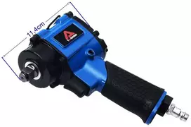 Pneumatinis smūginis veržliasukis, mini dydis, 1200 Nm, Twin Hammer mechanizmas, automobilių ir pramoniniam naudojimui, kompaktiškas smūginis suktuvas