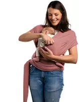 Kūdikio nešioklė Boba Wrap, rausva