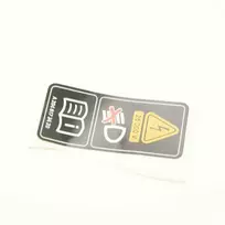 Mercedes Benz MB CLA C117 Xenon šviesos aukštos įtampos įspėjimo etiketė A2048173420 NAUJA ORIGINALI
