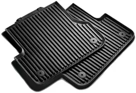 VAG AUDI A8 D4 Galiniai Guminiai Juodi Grindų Kilimėliai Rinkinys 4N0061511041 NAUJI ORIGINALŪS