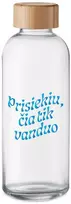Stiklinis vandens butelis "Prisiekiu, čia tik vanduo" (650ml)