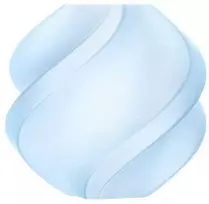 Bambu Lab PLA Translucent plastikas 1.75mm 1kg – pridedama daugkartinio naudojimo ritė – Ice Mėlyna