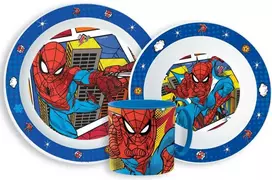 Plastikinių indų rinkinys Žmogus voras ( Spiderman )