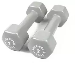 Body Solid Viniliniai hanteliai 2kg BODYSOLID Vinyl Dumbbells