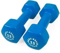 Body Solid Viniliniai hanteliai 2.5kg BODYSOLID Vinyl Dumbbells