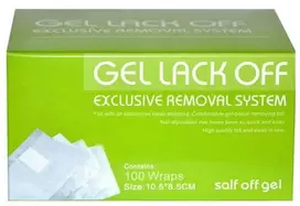 Sunone Hibridinė „Gel Lack Off“ valymo folija, 100 vnt.