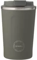 AYA&IDA Nerūdijančio plieno kelioninis puodelis 'Tropical Žalias' - 380 ml