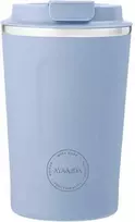 Blue AYA&IDA Nerūdijančio plieno kelioninis puodelis 'Powder Mėlyna' - 380 ml