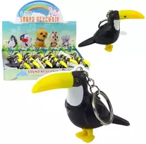 Lean Toys LED Paukštis Pakabukas Su Garsu