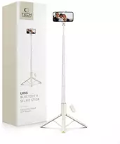 Asmenukių lazda „Tech-Protect L09S“ su trikoju – smėlio spalvos