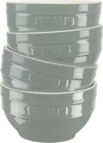 4 apvalių dubenėlių rinkinys Staub