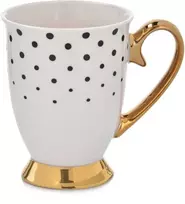 Diana porcelianinis puodelis Gold 300 ml taškeliai AMBITION
