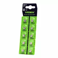 Baterijos AG11 / LR721 VIDEX (30 vnt.) 1.5V Alkaline 20mAh