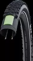 „Schwalbe Smart Sam Plus“ 28x1,85 ETRTO 47-622 „AddixPerformance DoubleDefense GreenGuard“ su šviesą atspindinčia juostele