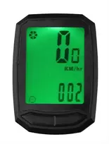 Velosipēdu dators Outliner YS-602, plastmasa, melna krās.