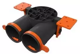 Antistatinė difuzoriaus dėžutė Ergovent SLIM BOX DN125-2X75