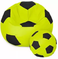 Sėdmaišis su pufu Ball XXXL, žalias/juodas