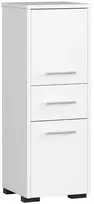 AKORD Stulpas vonios spintelė 2 durys 1 stalčius balta 30x30x85