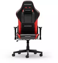 DXRACER Prince Series L juoda - raudona dirbtinės PVC odos ergonominė kėdė (F24-LTC-NR)