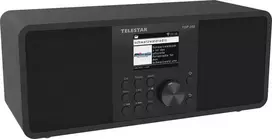 Telestar TOP250 Stereo Internet/DAB+/FM Radio, Bluetooth, USB Recording, Wi-Fi, Juodas