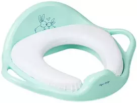 TEGA KR-020-105 Minkšta tualeto sėdynė BUNNIES žalia