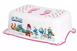 MALTEX Taburetė 2K Smurfs balta/rožinė