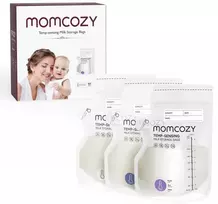 MOMCOZY PIENO LAIKYMO MAIŠELIAI SU SNAPELIU, 60 VNT.