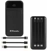 Riwall POWERbonk 20000 mAh išorinė baterija – greitas įkrovimas, USB-C, tinka visiems įrenginiams