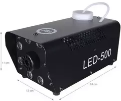 LIGHT4ME FOG 500 LED dūmų rūko mašina su nuotolinio valdymo pulteliu