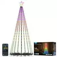 Govee H6840 kūgio formos medžių šviestuvai | LED apšvietimas | RGBIC, 1,82 m, 2,4 GHz „Wi-Fi“ + „Bluetooth“