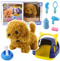Lean Toys Interaktyvus žaislinis pudelis su dėklu ir priedais