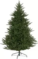 HOMCOM dirbtinė kalėdinė eglutė, 180 cm ilgio, su 2380 galiukų, sulankstomas metalinis stovas, skirta Kalėdoms dekoruoti, žalia