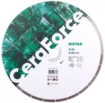 Deimantinis diskas terasinėms plytelėms, klinkeriui 350 x 25,4 mm CeraForce, Distar
