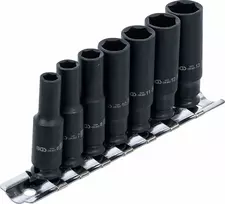 Bgs Technic Smūginių ilgų galvučių komplektas | šešiakampės | 6,3 mm (1/4") | 6 - 13 mm | 7 vnt. (5299)