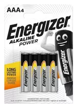 Energizer AP Alkaline Power 410829 AAA LR03 baterija 4 vnt.
