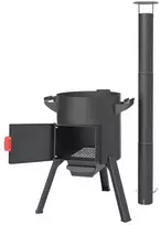 Krosnelė kazanui 12-16L / skersmuo 40cm / plienas 3mm / Kazan Mangal VIP