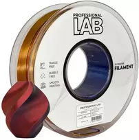 3D Plastikas – Filamentas PLA Silk Tri Color raudonas geltonas mėlynas | 1.75 mm, 1kg | Professional LAB