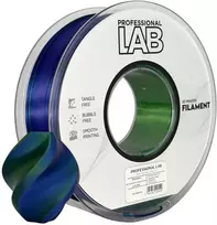 3D Plastikas – Filamentas PLA Silk Tri Color mėlynas žalias violetinis | 1.75 mm, 1kg | Professional LAB