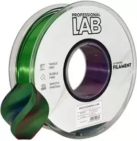 3D Plastikas – Filamentas PLA Silk Tri Color raudonas mėlynas žalias | 1.75 mm, 1kg | Professional LAB