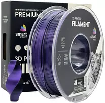 3D Plastikas – Filamentas PLA Silk Dual Color juodas violetinis | 1.75 mm, 1kg | SPrint