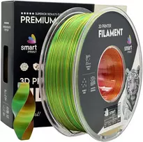 3D Plastikas – Filamentas PLA Silk Tri Color raudonas geltonas žalias | 1.75 mm, 1kg | SPrint