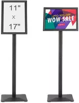 Reguliuojamas stovo laikiklis, Ženklas, Plakatas, Meniu, Reklaminis stendas