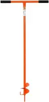 Rankinis grąžtas, skirtas gręžti žemę, 110 mm skersmens, grunto grąžtas, žemės grąžtas