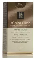 Ilgalaikiai plaukų dažai Apivita MY COLOR ELIXIR, 9.38 Very Light Skirtas šviesiems plaukams Gold Pearl
