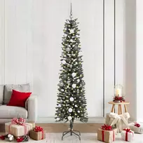 Dirbtinė Kalėdų eglutė Žalia 210 cm PVC, plastikas ir plienas