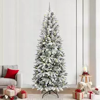 Dirbtinė Kalėdų eglutė su 300 LED s stovu Balta 240 cm