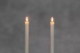 Finnlumor LED žvakė su 3D liepsna 25 cm 2 vnt.