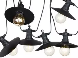 LED sodo girlianda 6 vnt 5,5 m